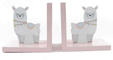 Pink Llama Boxed Bookends for Kids by Concepts in Time