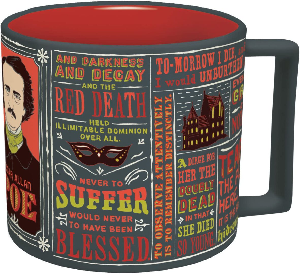 Edgar Allan Poe Coffee Mug – The Unemployed Philosophers Guild