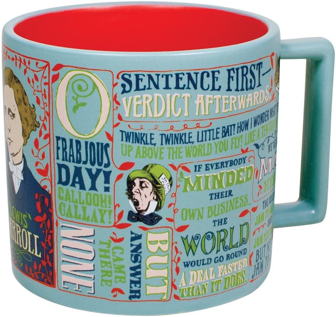 The Unemployed Philosophers Guild Lewis Carroll Coffee Mug