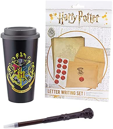 Paladone Harry Potter Writing and Travel Mug Set