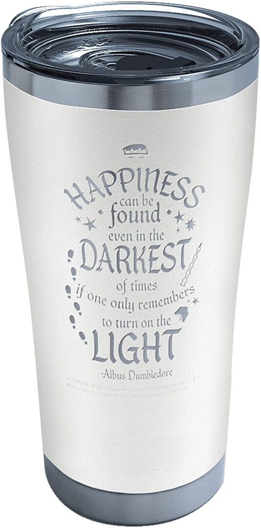 Tervis Triple Walled Harry Potter – Happiness Quote Engraved Insulated Tumbler Cup