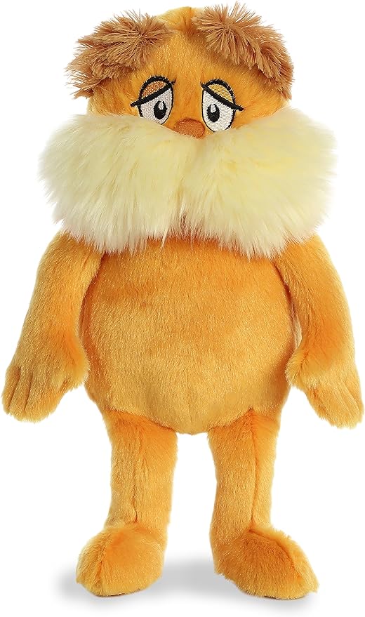 Aurora® Whimsical Dr. Seuss™ The Lorax Stuffed Animal - Magical Storytelling - Officially Licensed - Orange 12 Inches