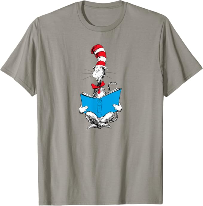 Dr. Seuss Reading Cat T-Shirt