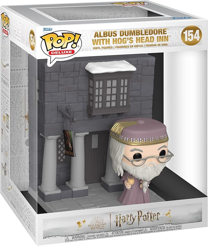 Funko Pop! Deluxe: Harry Potter: Hogsmeade – Albus Dumbledore with Hog’s Head Inn