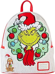 Loungefly Dr. Seuss: Grinch Mini-Backpack, Amazon Exclusive