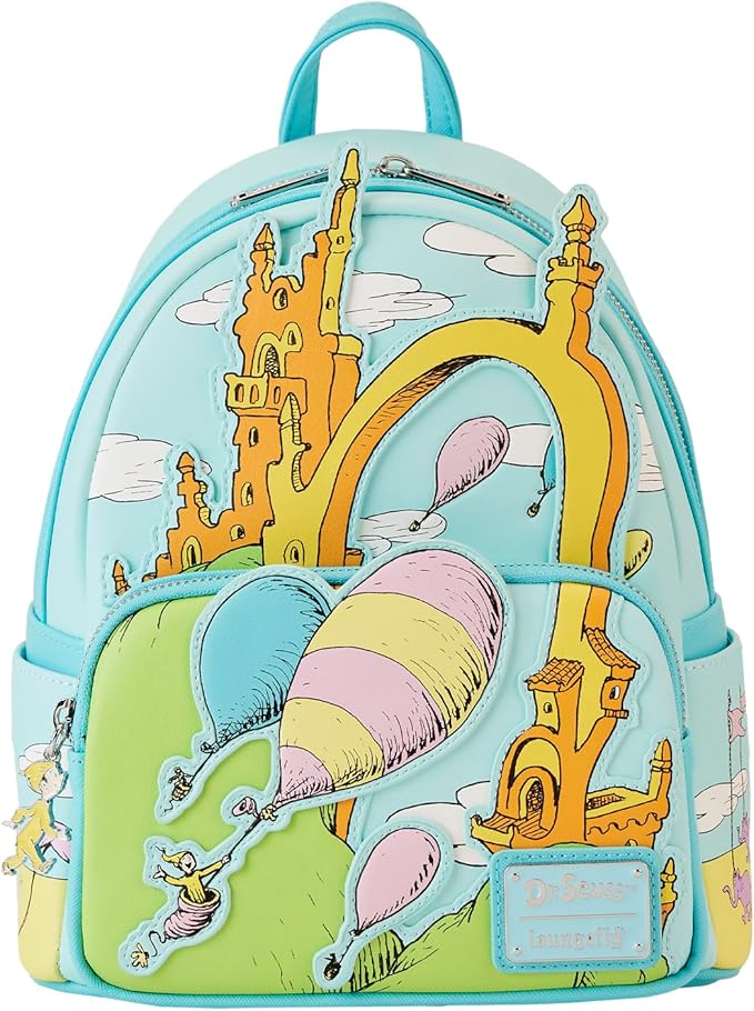 Loungefly Dr. Seuss 'Oh the Places You'll Go' Mini Backpack Multicolor