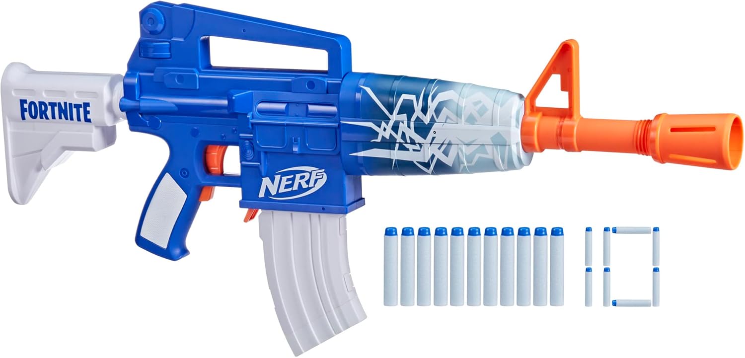 NERF FORTNITE BLUE SHOCK BLASTER