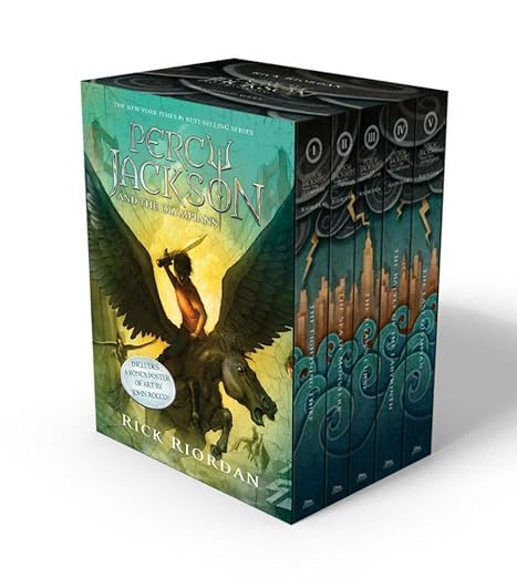 Percy Jackson and the Olympians 5 Book Paperback Boxed Set