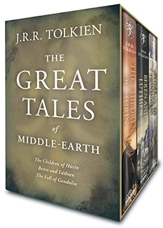 The Great Tales of Middle-Earth Box Set: The Children of Húrin, Beren and Lúthien, and the Fall of Gondolin