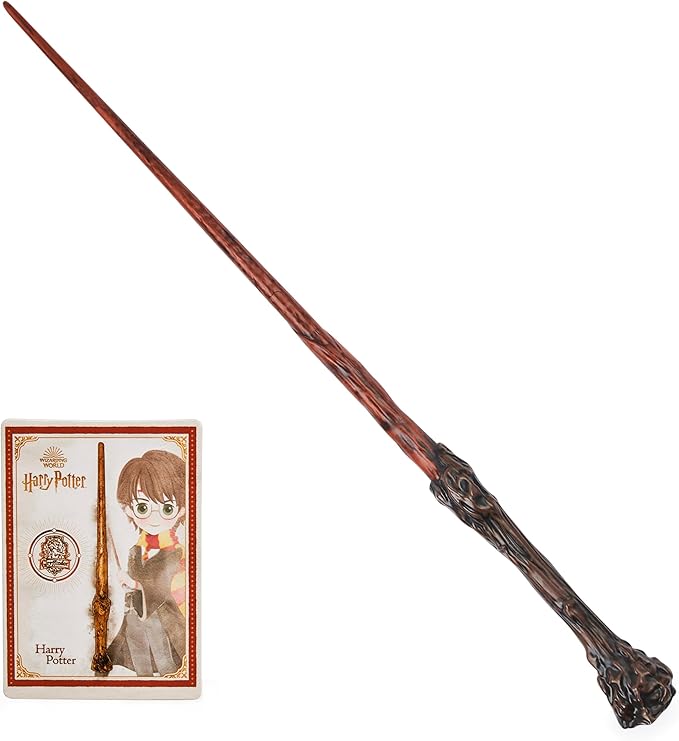 Wizarding World Harry Potter, 12-inch Spellbinding Harry Potter Wand & Spell Card