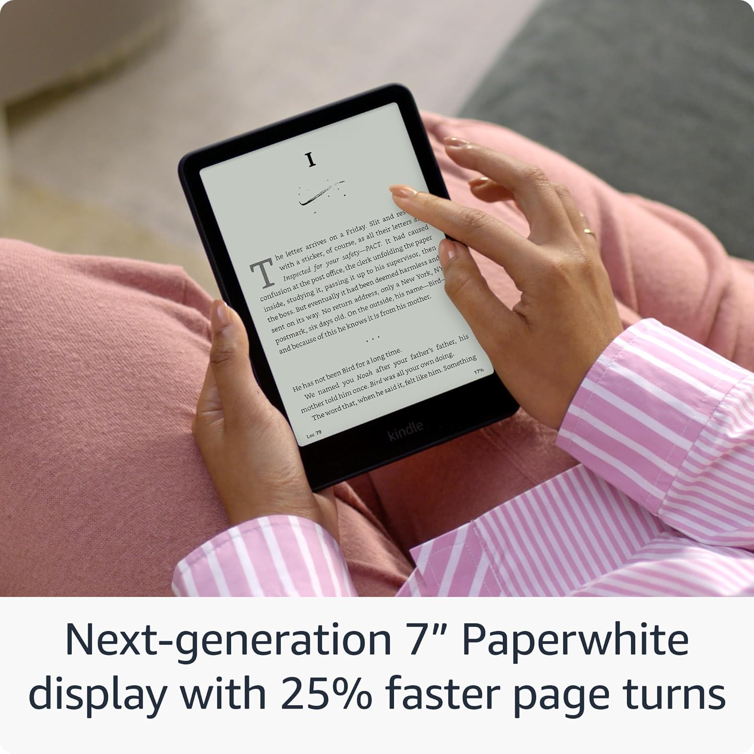 All-new Amazon Kindle Paperwhite (16 GB) – Our fastest Kindle ever, with new 7″ glare-free display and weeks of battery life – Black